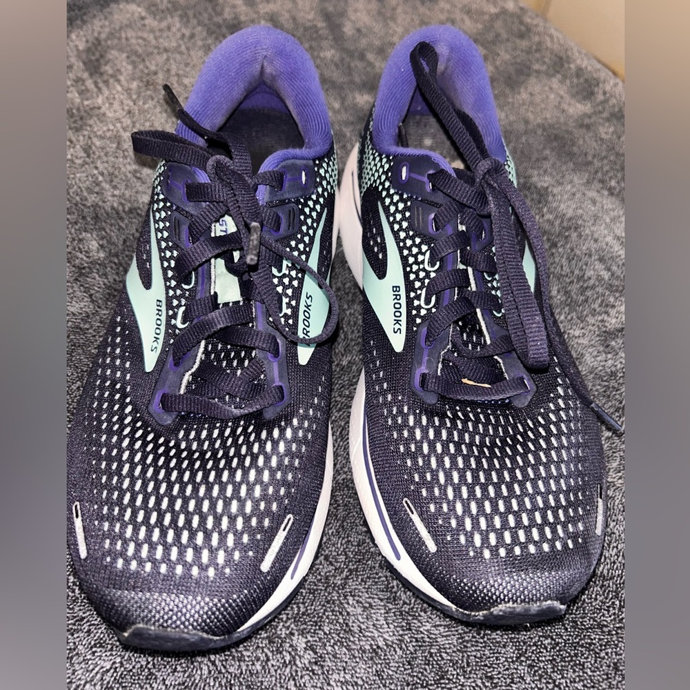 Brooks Women's Running Shoes - Navy, Mint & Purple